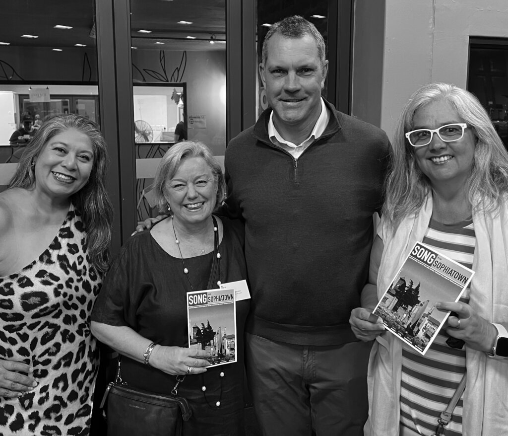 Benni Thompson [KZN WIB Chairperson], Fiona Furniss [YES Trust], Michael Charlten and Natasha Lee